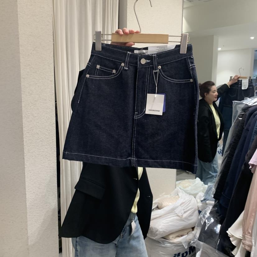 SSEMIENNE直郵韓國代購㊣女裝新品人氣推薦休閑25春夏時尚短裙SSEMIENNE短裙