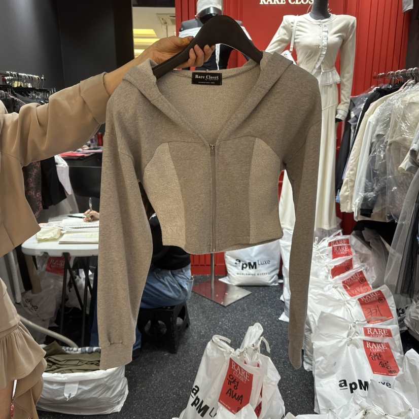 RARE CLOSET韓國直郵㊣東大門實拍女裝新品25春夏休閑衛衣RARE CLOSET衛衣