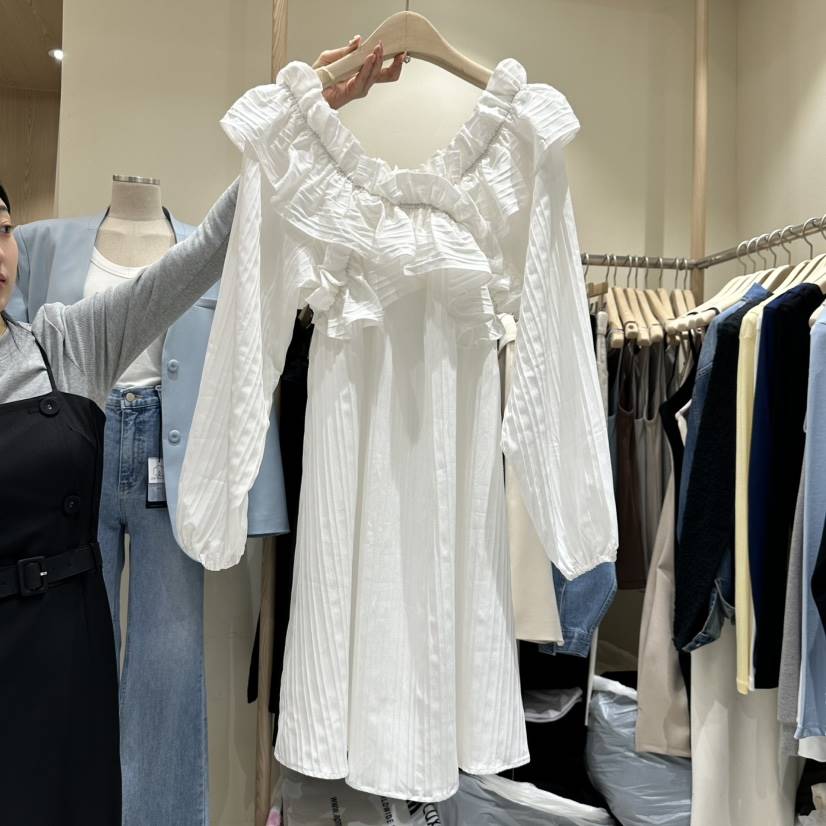 VINTAGE VIBE韓國代購女裝新品推薦人氣真品25春夏職業連衣裙VINTAGE VIBE連衣裙