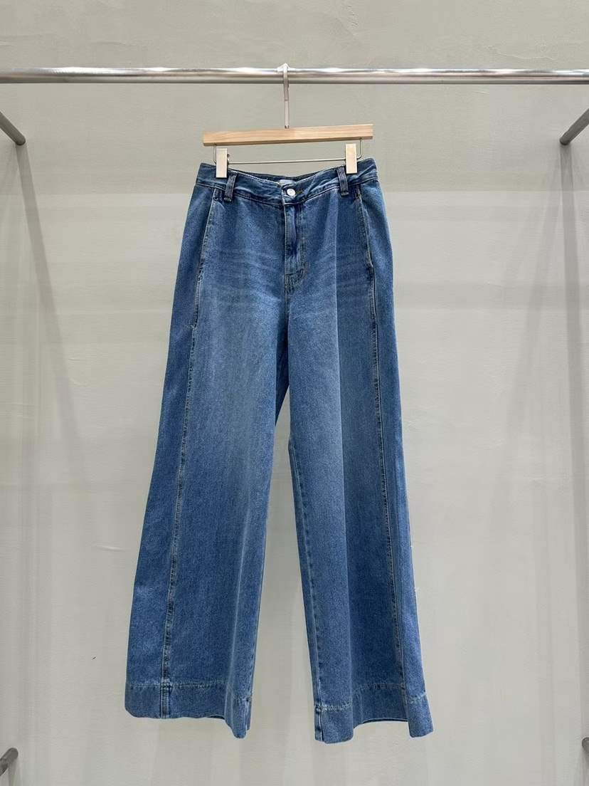 THE MUI東大門代購女裝新款熱賣真品休閑25春夏人氣牛仔褲Mu:i-A牛仔褲