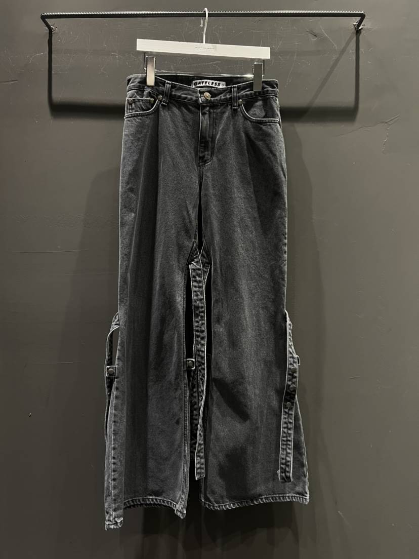 GATELESS直郵韓國代購㊣女裝新品25春夏職業熱賣休閑牛仔褲GATELESS牛仔褲