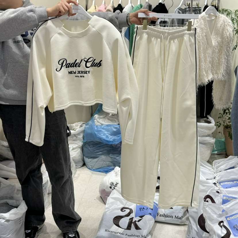 ENDOLPHIN直郵韓國代購㊣女裝新品推薦時尚25春夏休閑人氣套裝ENDOLPHIN套裝