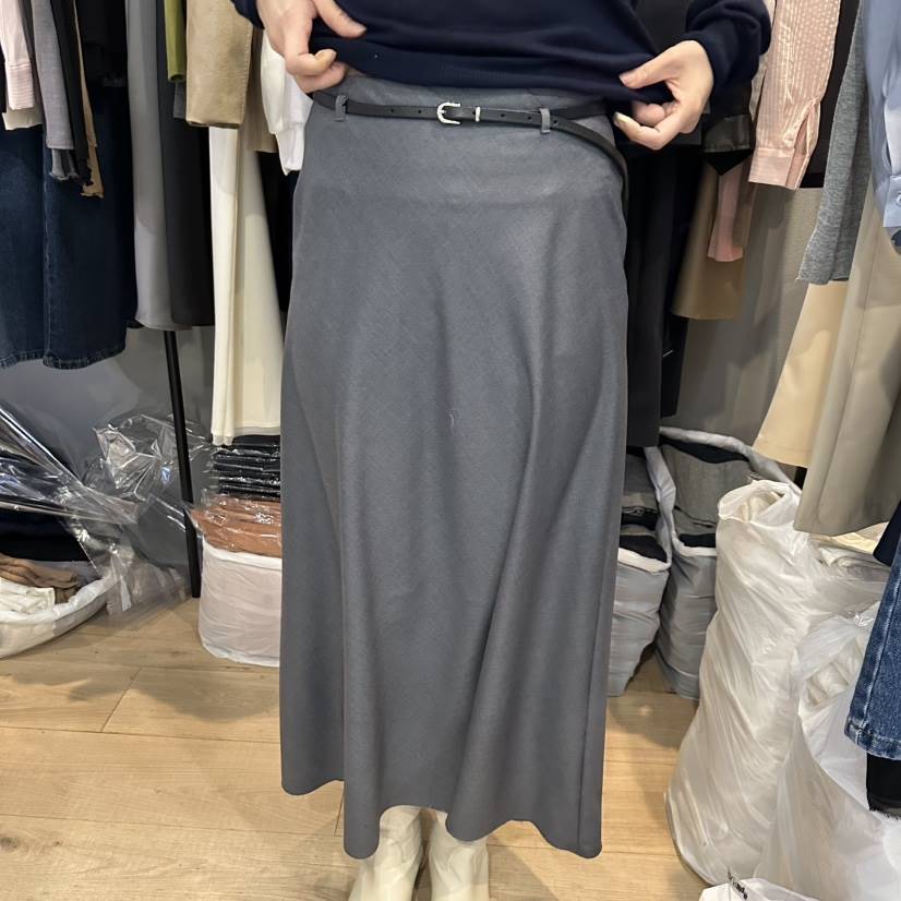 FLAMME TOIT韓國代購女裝新款人氣時尚職業真品長裙不含腰帶FLAMME TOIT長裙