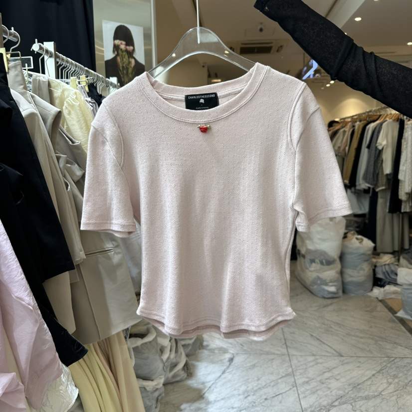 CHEAP-CHIC韓國代購女士新款真品時尚休閑25春夏職業人氣T恤CHEAP-CHIC/CHARLES THE SECONDT恤