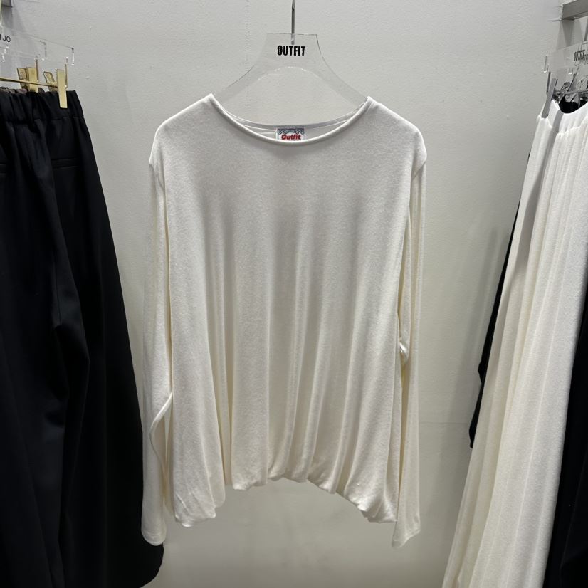 OUTFIT東大門直郵女裝新款職業真品休閑25春夏熱賣時尚長袖T恤OUTFIT長袖T恤