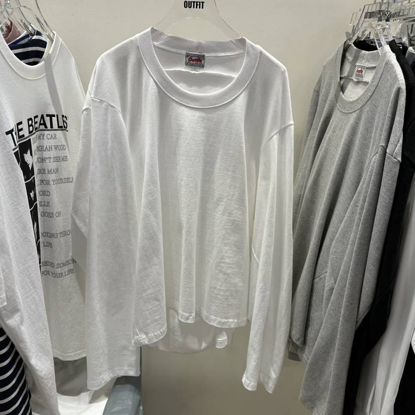 OUTFIT東大門代購女裝新款人氣職業25春夏熱賣真品推薦長袖T恤OUTFIT長袖T恤
