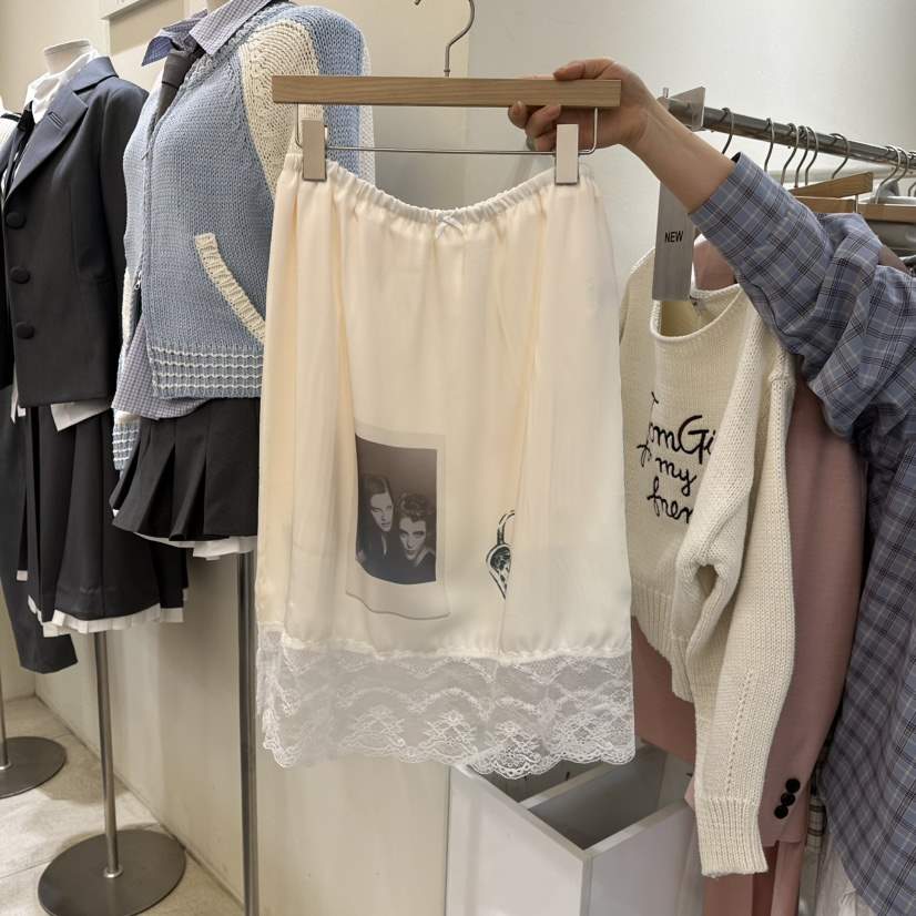 TOMGIRL東大門代購女裝新品熱賣25春夏時尚人氣半身裙中短裙TOMGIRL半身裙/中短裙