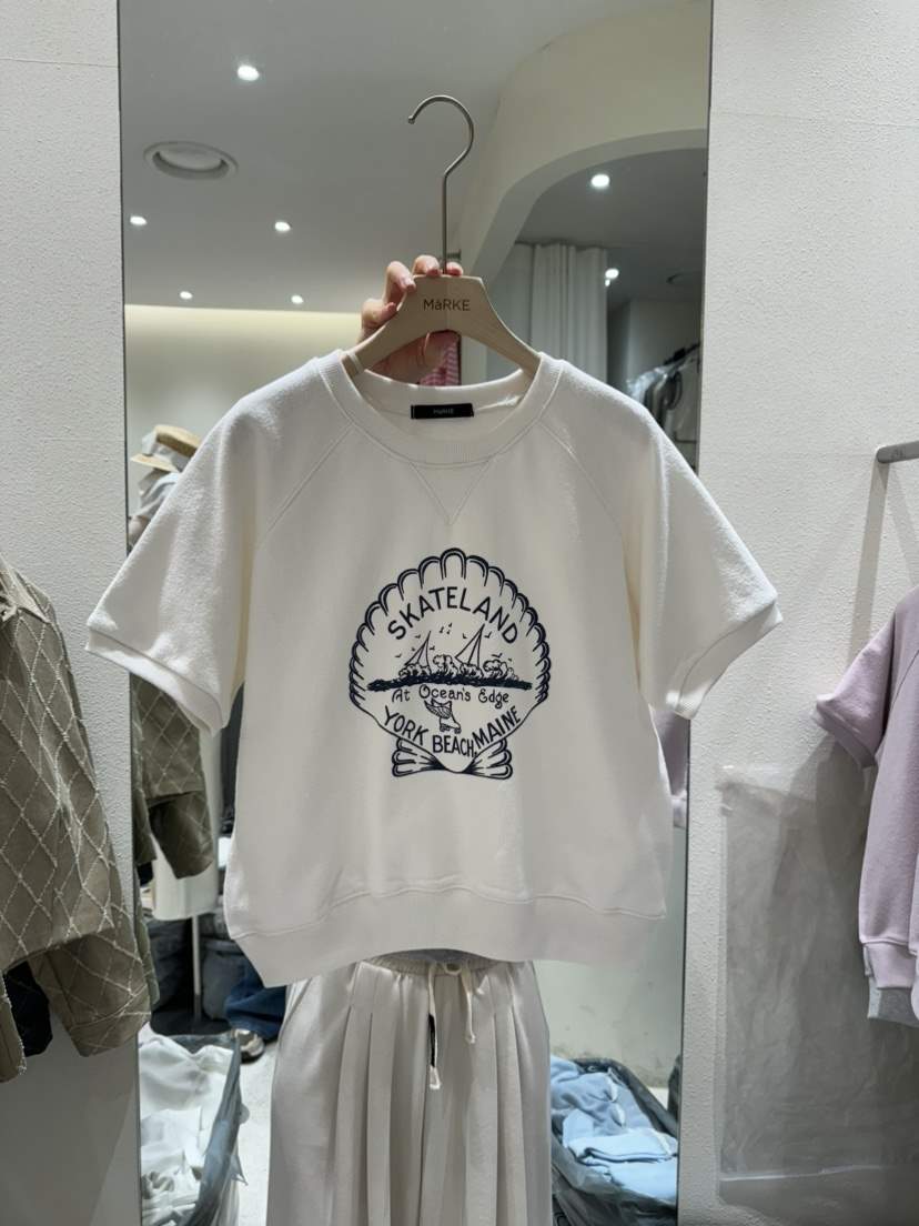 MARKE-P韓國直郵女裝新品人氣熱賣25春夏真品推薦職業休閑T恤MARKE-PT恤