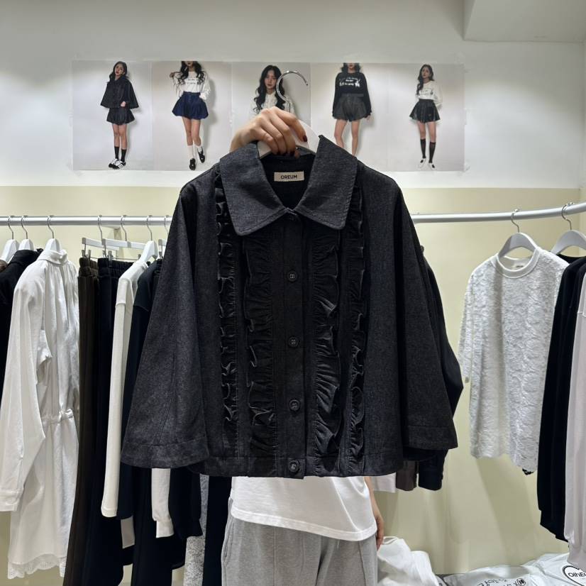 OREUM韓國直郵㊣東大門實拍女裝新品推薦時尚25春夏熱賣夾克OihEum夾克