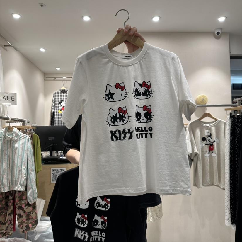 J.BALLOON韓國直郵㊣女裝新品休閑熱賣職業推薦25春夏時尚T恤J.BALLOONT恤
