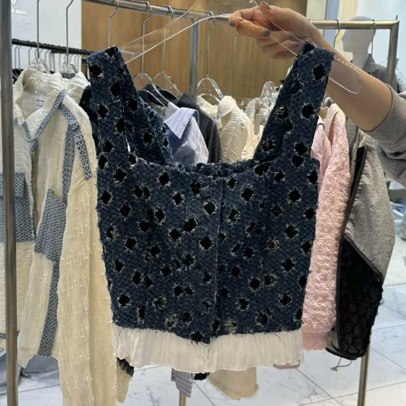 ECHOPARTY東大門代購女裝新款時尚25春夏熱賣休閑職業吊帶背心ECHOPARTY吊帶/背心