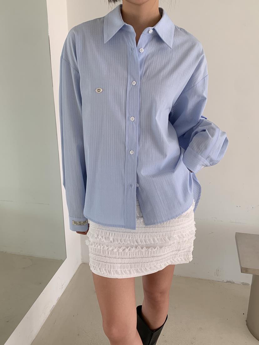 GOYOU韓國㊣直郵東大門代購女裝新款熱賣職業人氣襯衫蕾絲衫de goyou襯衫/蕾絲衫