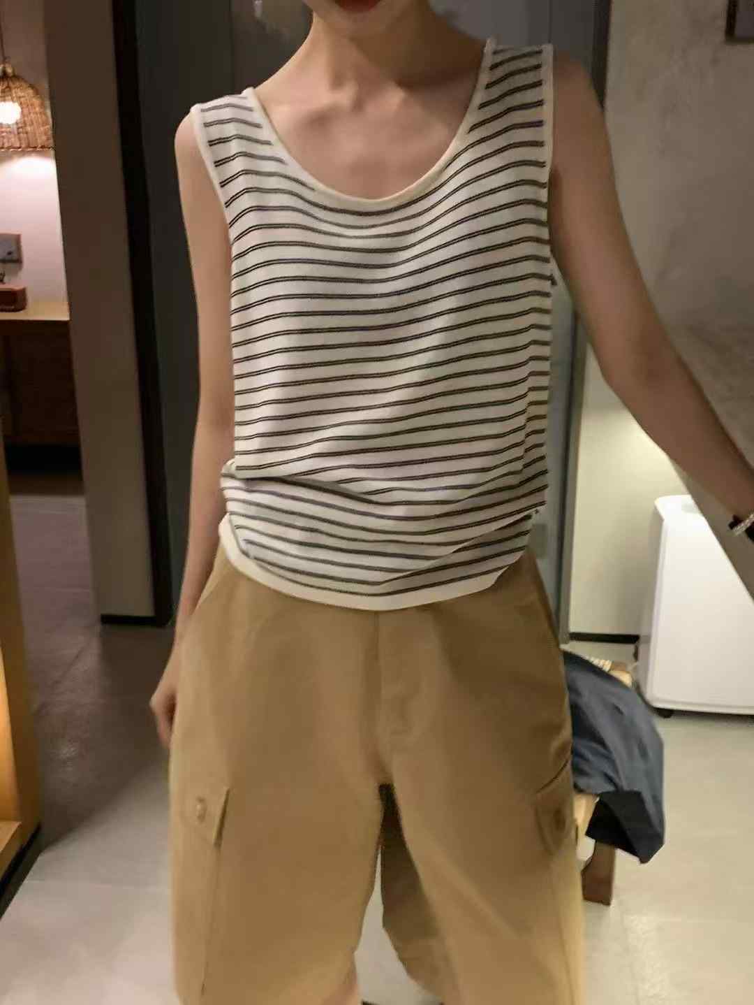 PEPPER 페페直郵韓國代購㊣女裝新款熱賣推薦休閑吊帶背心PEPPER-OT吊帶/背心