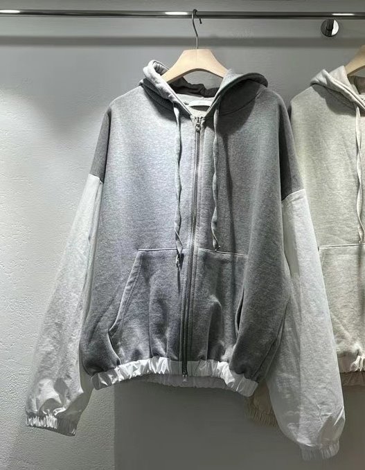 REPAIR直郵韓國代購㊣女裝新品人氣25春夏時尚職業夾克連帽REPAIR夾克