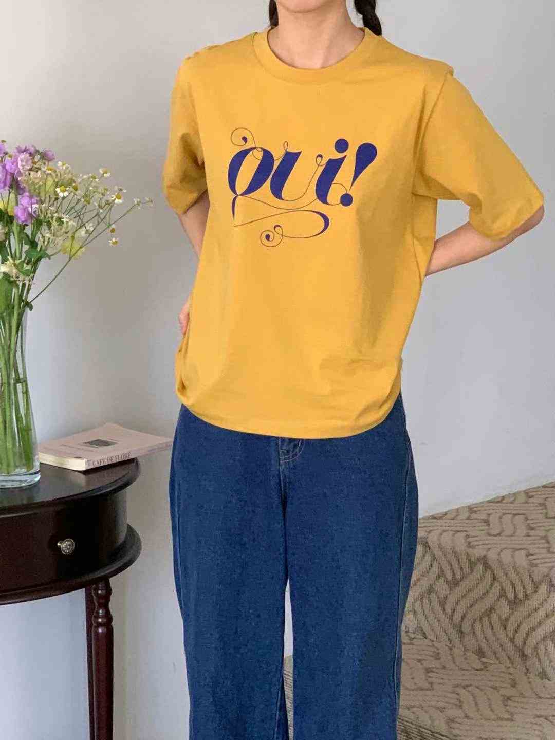 ARHEE韓國直郵㊣東大門實拍女裝新品熱賣休閑推薦25春夏T恤ARHEET恤