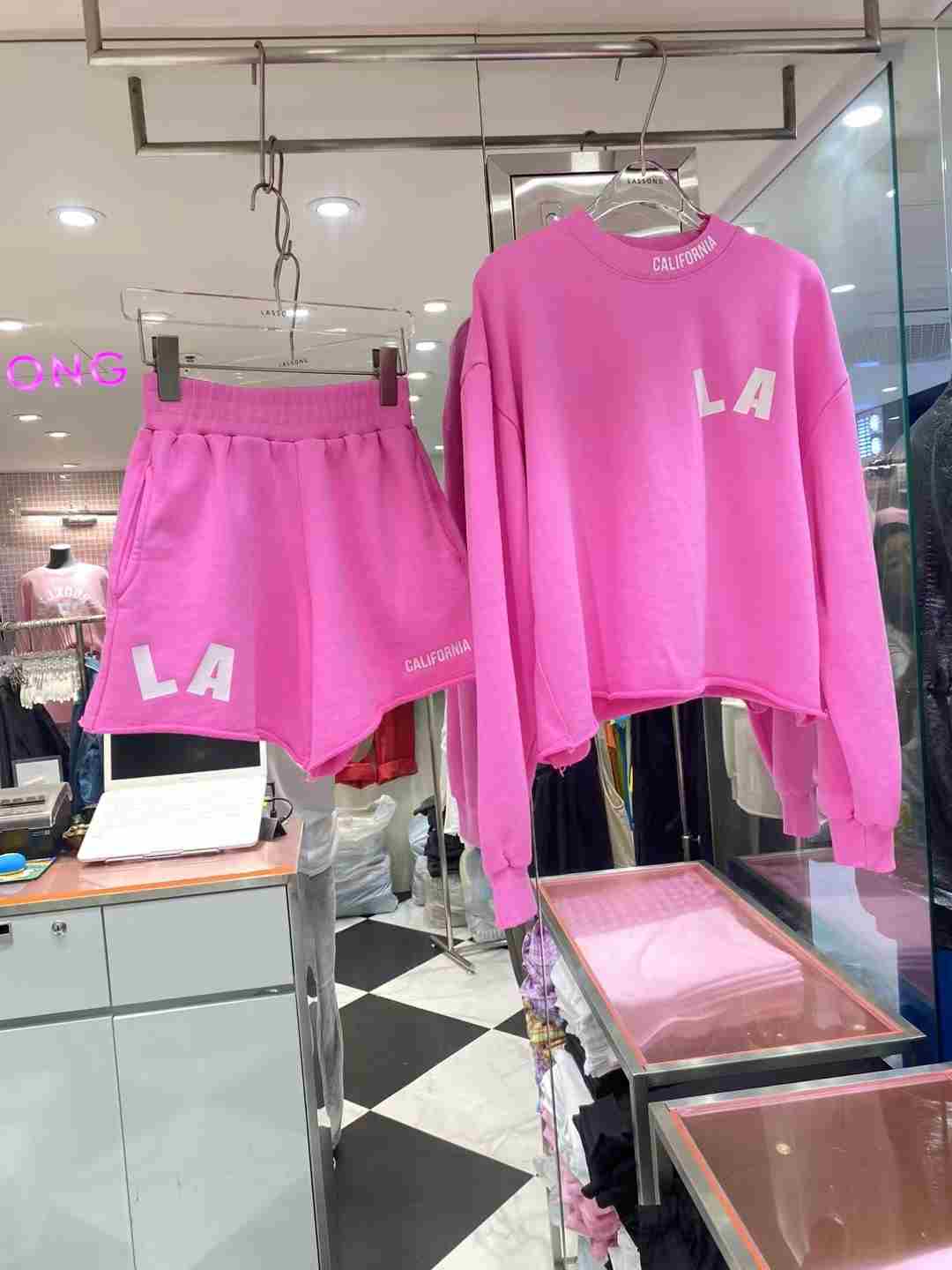 LASSONG韓國㊣直郵東大門代購女裝新款休閑25春夏時尚熱賣套裝LASSONG套裝