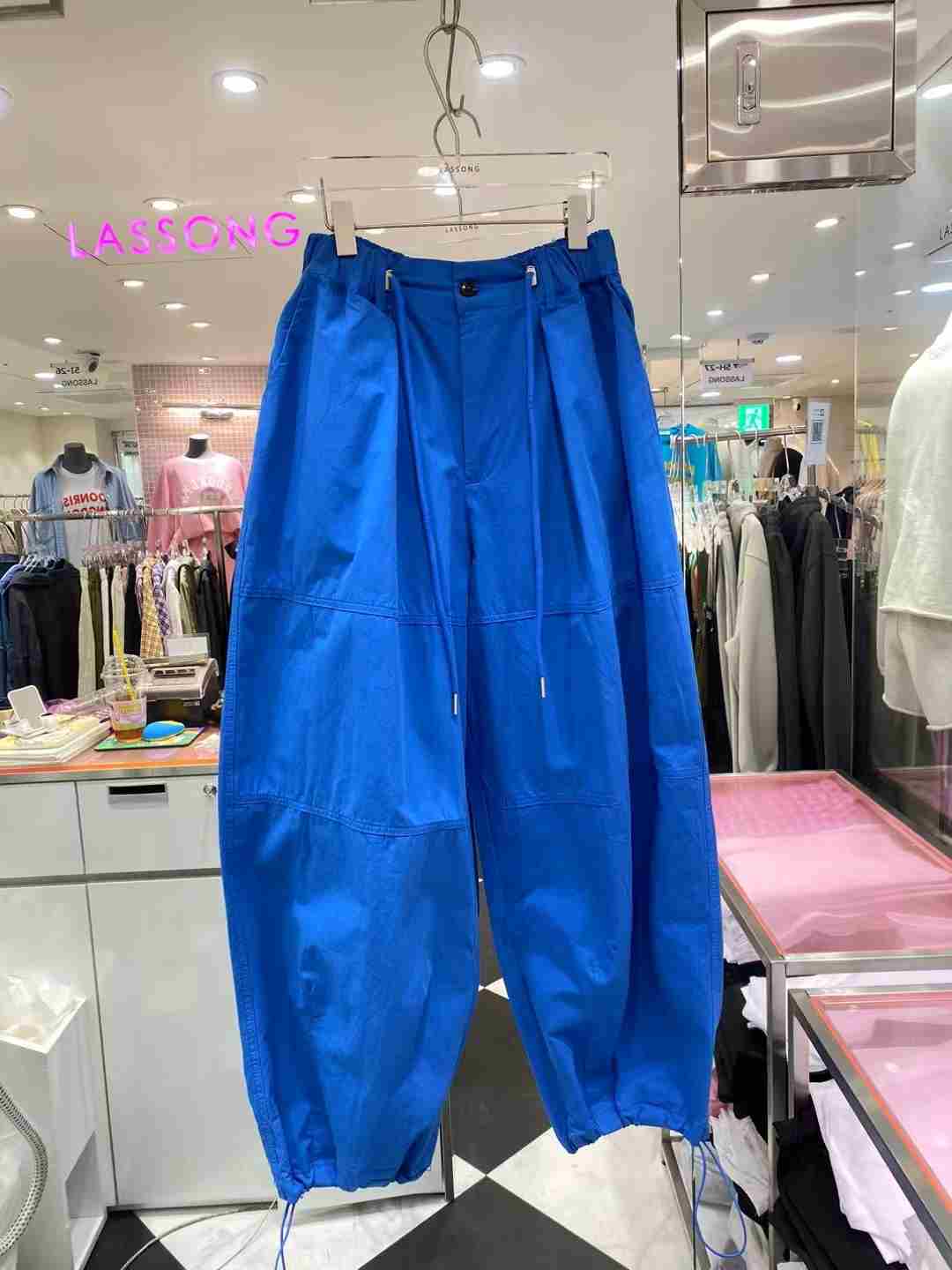 LASSONG韓國直郵㊣東大門實拍女裝新品人氣職業時尚25春夏休閑褲LASSONG休閑褲