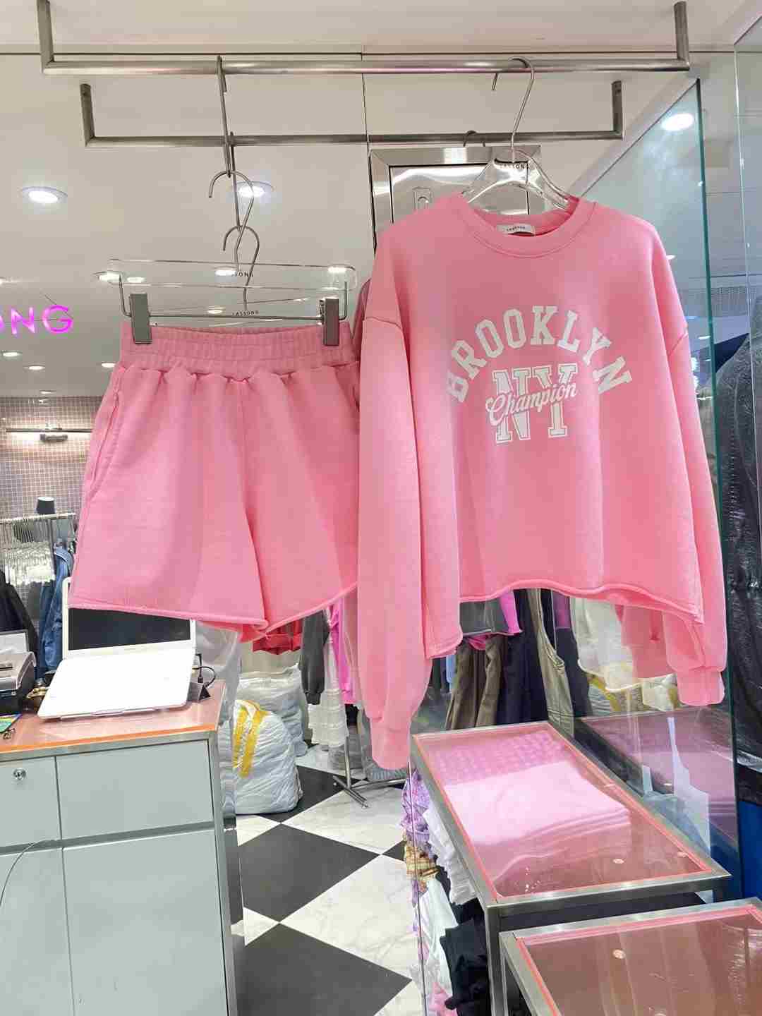 LASSONG直郵韓國代購㊣女裝新品人氣休閑熱賣推薦職業25春夏套裝LASSONG套裝