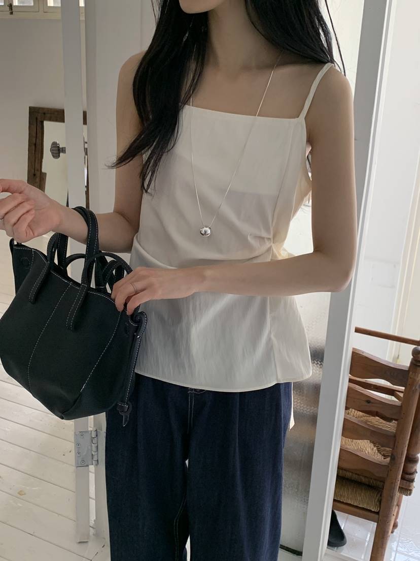 BOUND.A韓國㊣直郵東大門代購女裝新品推薦熱賣休閑吊帶背心BOUND.A吊帶/背心