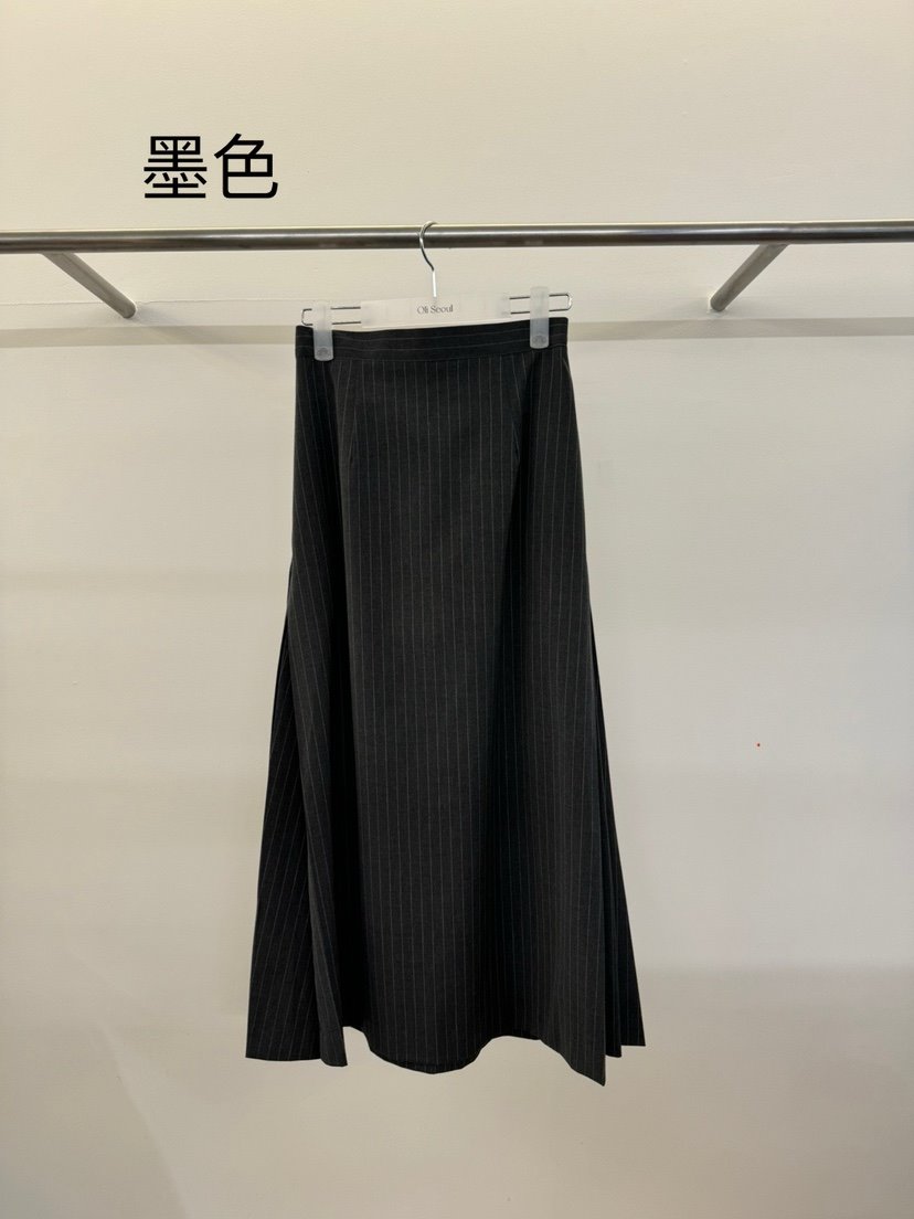 OLI SEOUL直郵韓國代購㊣女裝新款人氣熱賣職業25春夏長裙OLI SEOUL長裙