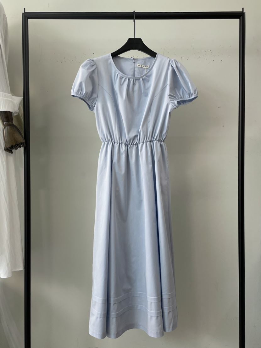 OBJET直郵韓國代購㊣女裝新款25春夏推薦人氣職業休閑連衣裙love us u/OBJET連衣裙