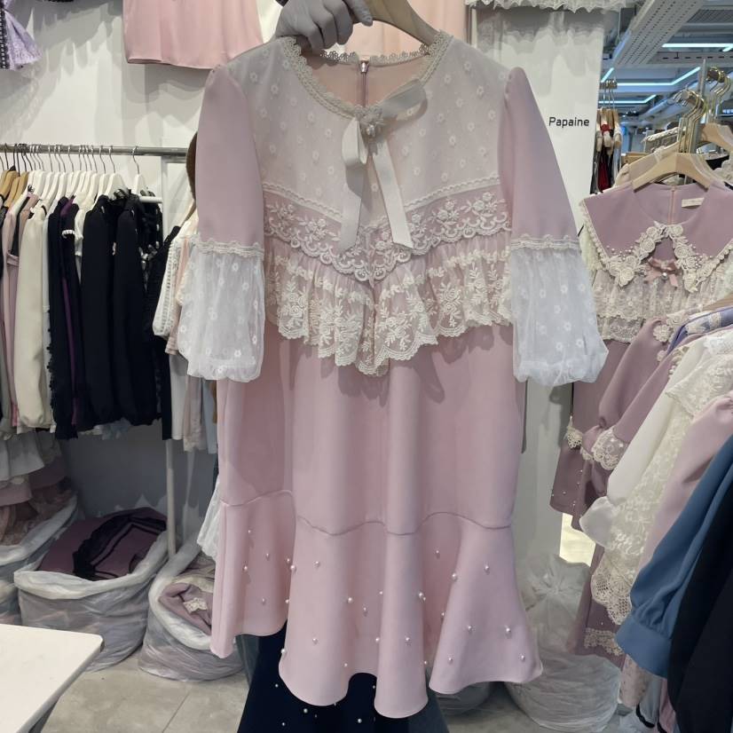 PAPA韓國直郵㊣女裝新品熱賣職業推薦休閑人氣時尚25春夏連衣裙PAPA連衣裙