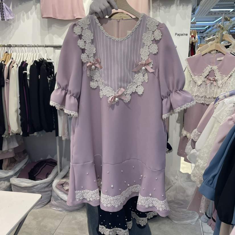 PAPA韓國直郵㊣女裝新品推薦時尚職業熱賣人氣休閑25春夏連衣裙PAPA連衣裙