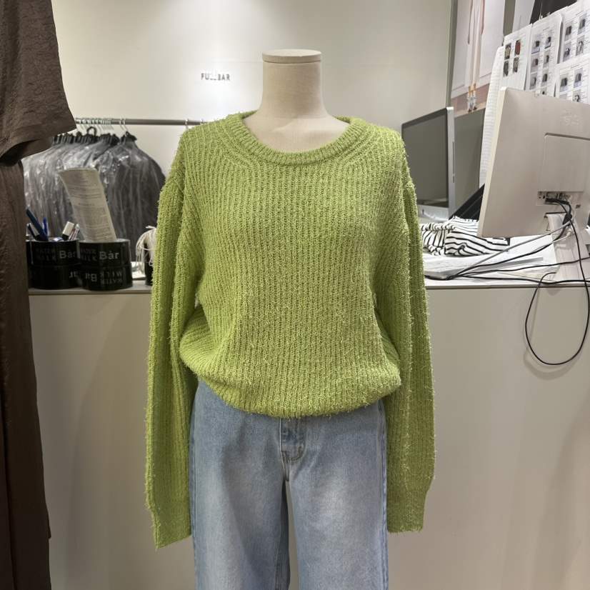 FFULLBAR韓國直郵㊣女裝新品職業時尚25春夏推薦休閑針織衫DELI JENNY針織衫