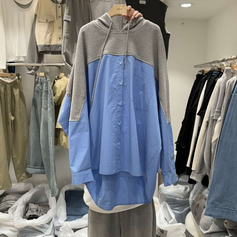 KIRA-Q韓國直郵女裝新品職業休閑熱賣人氣推薦25春夏襯衫蕾絲衫KIRA-Q襯衫/蕾絲衫