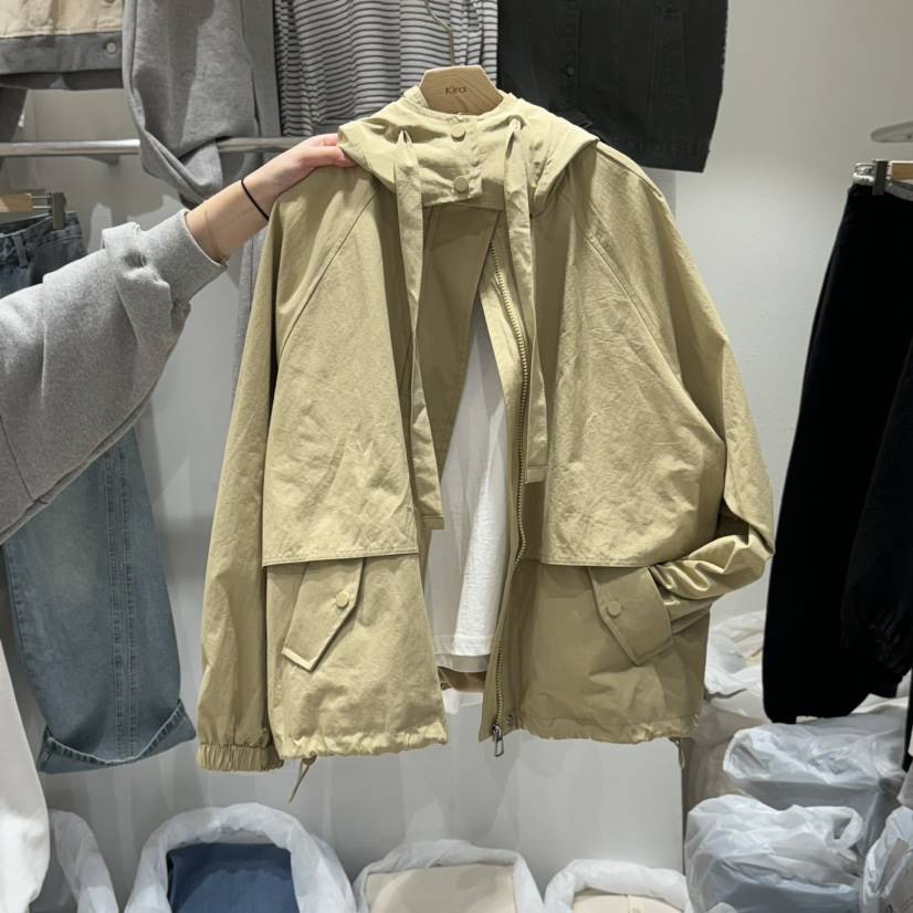 KIRA-Q韓國代購女裝新品25春夏時尚人氣熱賣休閑真品推薦夾克KIRA-Q夾克