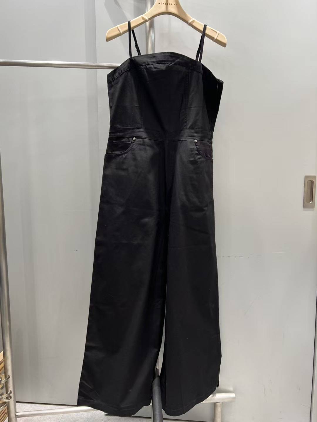WUNDERKIND東大門代購女士新品人氣休閑25春夏熱賣真品背帶褲WUNDERKIND背帶褲