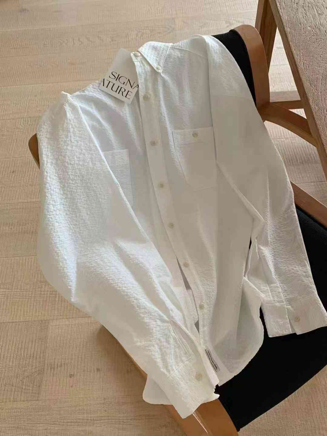 SIGNATURE東大門直郵女士新款25春夏推薦時尚休閑襯衫蕾絲衫SIGNATURE襯衫/蕾絲衫