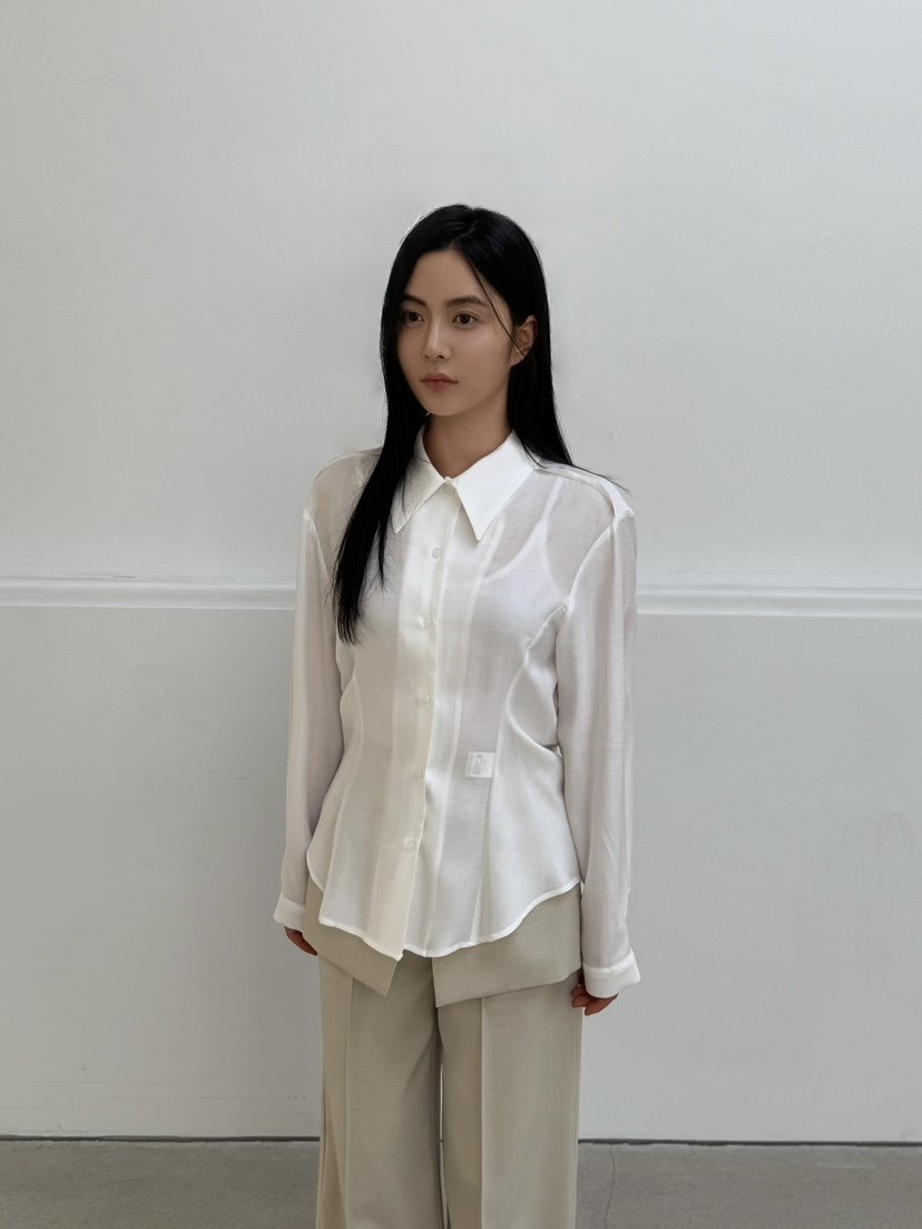 LE-PPL東大門直郵女士新品休閑真品推薦熱賣25春夏襯衫蕾絲衫LE-PPL襯衫/蕾絲衫