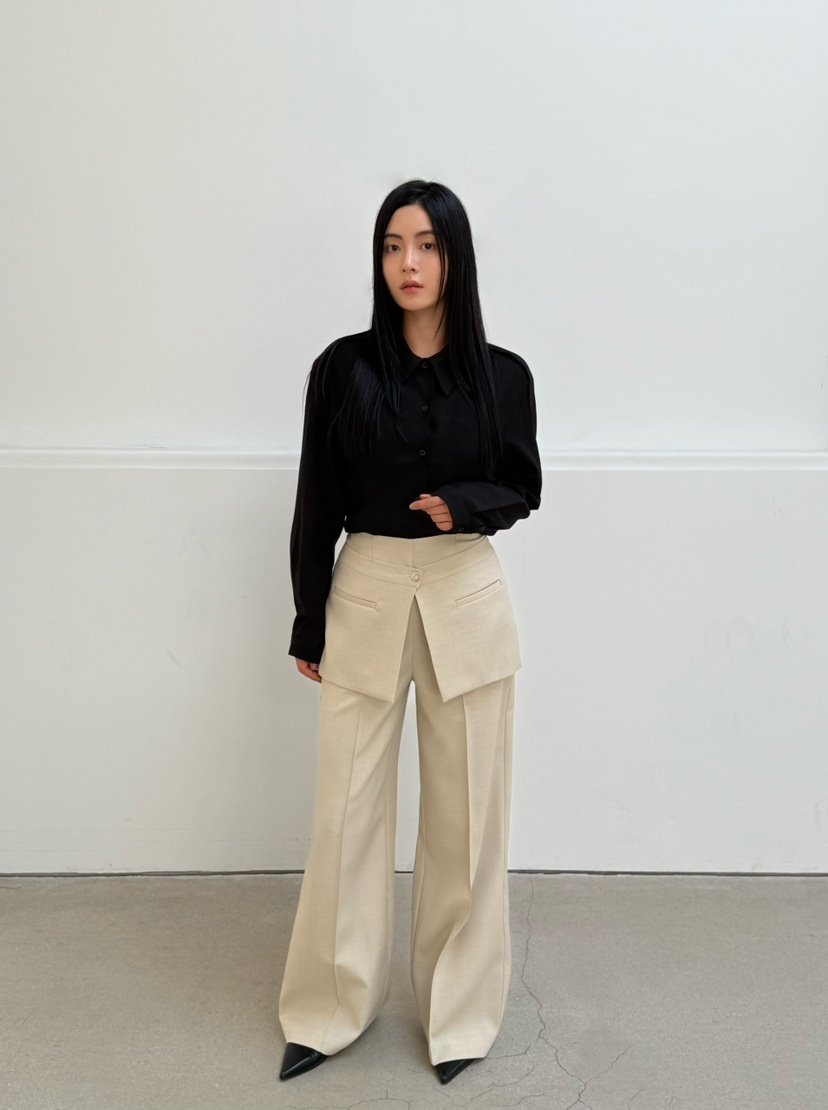 LE-PPL韓國直郵女裝新品真品熱賣25春夏職業時尚人氣休閑裙褲LE-PPL裙褲