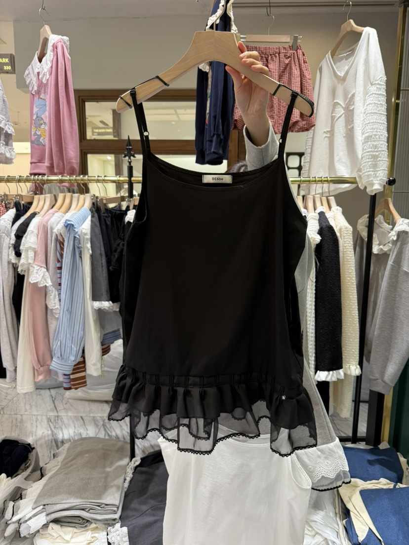 BE&amp;BE韓國代購女裝新品時尚25春夏職業休閑熱賣吊帶背心BE&be吊帶/背心