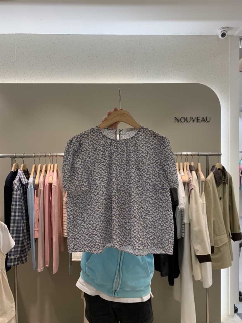 NOUVEAU韓國直郵女裝新品職業推薦時尚休閑熱賣人氣襯衫蕾絲衫NOUVEAU襯衫/蕾絲衫