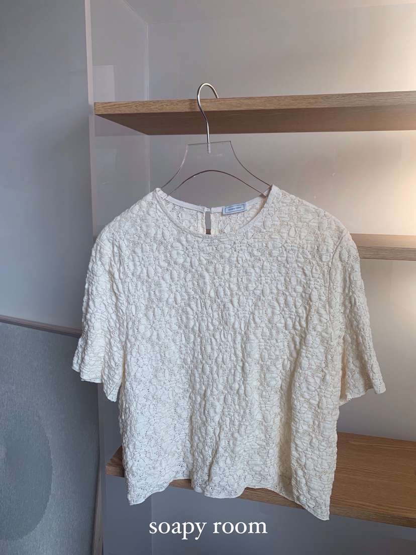 SOAPYROOM韓國代購女裝新款真品25春夏推薦人氣時尚襯衫蕾絲衫SOAPYROOM襯衫/蕾絲衫