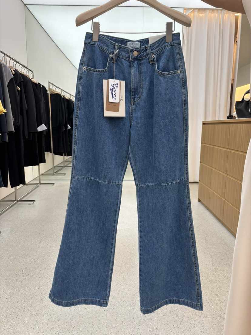 JUJU韓國代購女士新品人氣推薦真品時尚休閑熱賣25春夏牛仔褲JUJU牛仔褲