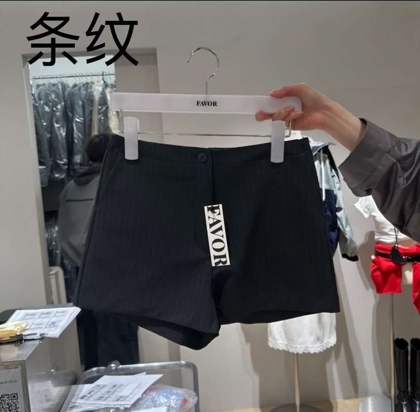 FAVOR-P東大門代購女士新品人氣休閑職業25春夏時尚真品短褲FAVOR短褲