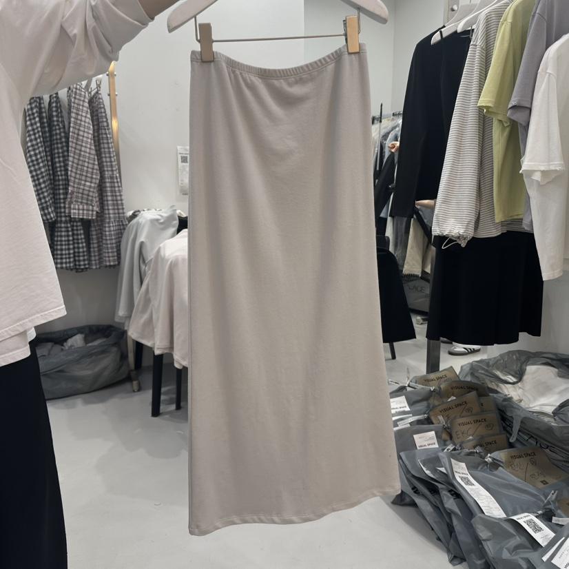 VISUAL SPACE東大門實拍女士新款休閑熱賣時尚真品25春夏長裙VISUAL SPACE長裙