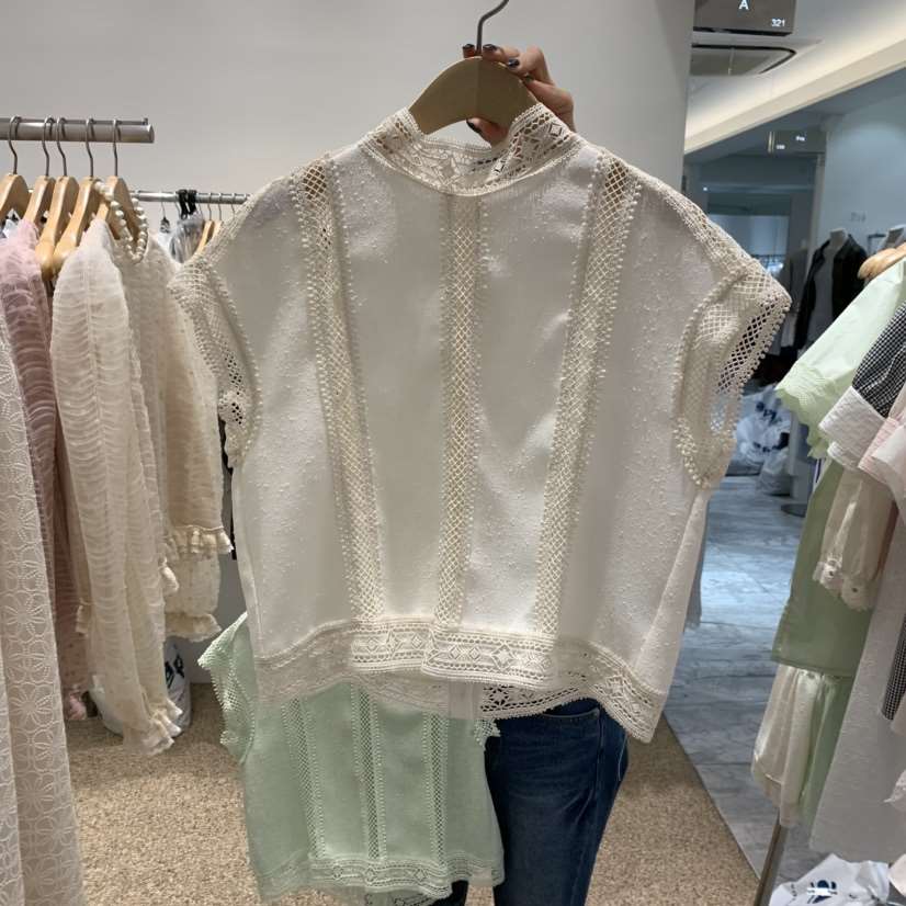 A韓國代購女裝新品真品時尚人氣職業推薦熱賣休閑襯衫蕾絲衫A STORE襯衫/蕾絲衫