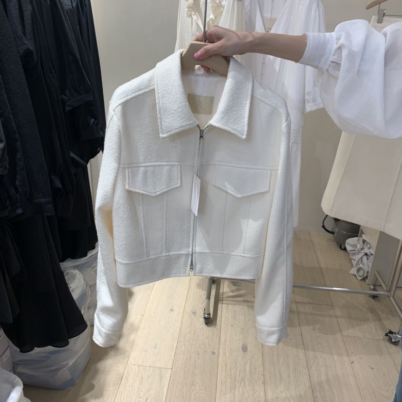 ARCHER韓國直郵㊣東大門實拍女裝新品休閑時尚夾克粗花呢短款ARCHER夾克