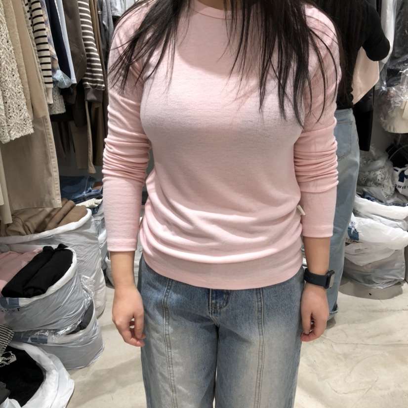 ALMOND PEPE直郵韓國代購㊣女裝新款休閑職業熱賣人氣長袖T恤ALMOND PEPE長袖T恤