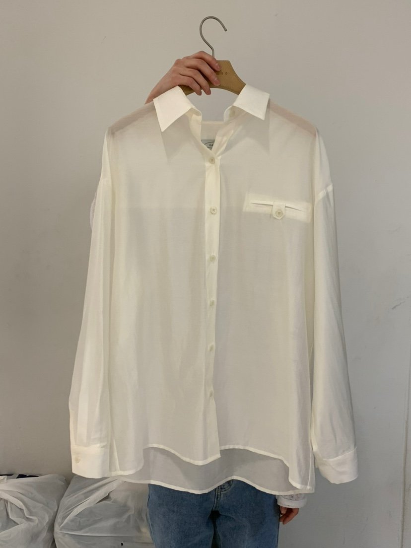 GAMDONG韓國代購女裝新品職業熱賣時尚真品25春夏襯衫蕾絲衫GAMDONG襯衫/蕾絲衫