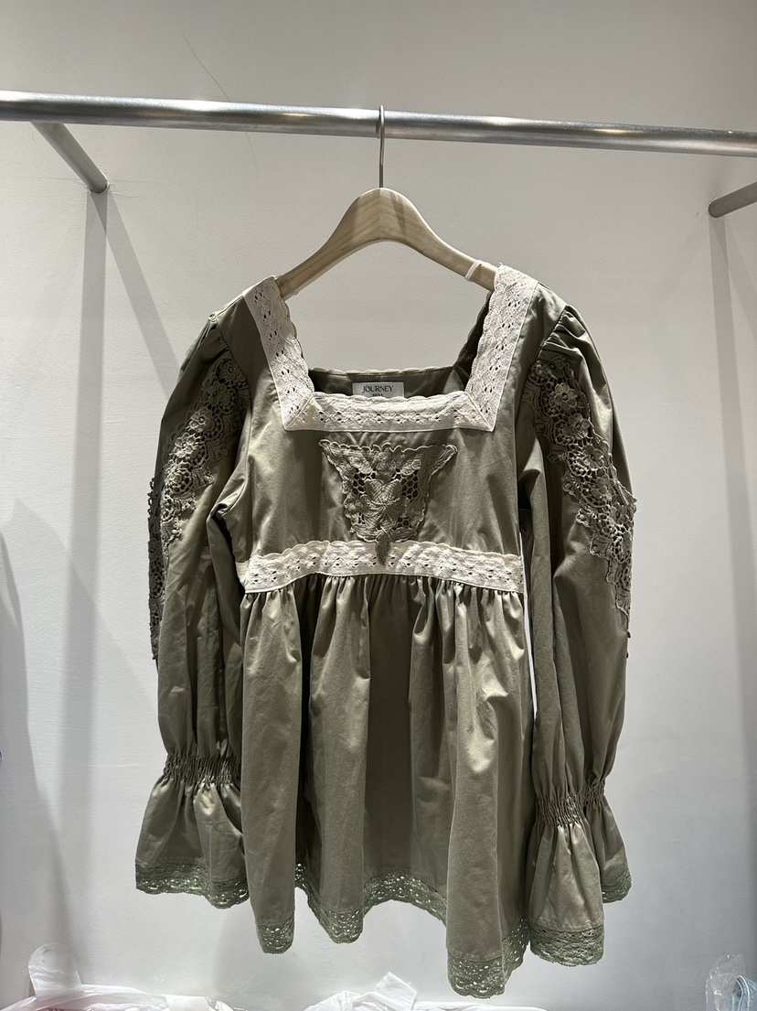 JOURNEY韓國直郵女裝新款休閑熱賣真品職業推薦時尚襯衫蕾絲衫JOURNEY襯衫/蕾絲衫