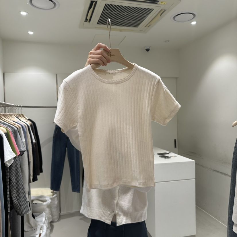GLORY東大門實拍女士新品推薦熱賣時尚休閑25春夏職業人氣T恤GLORYT恤