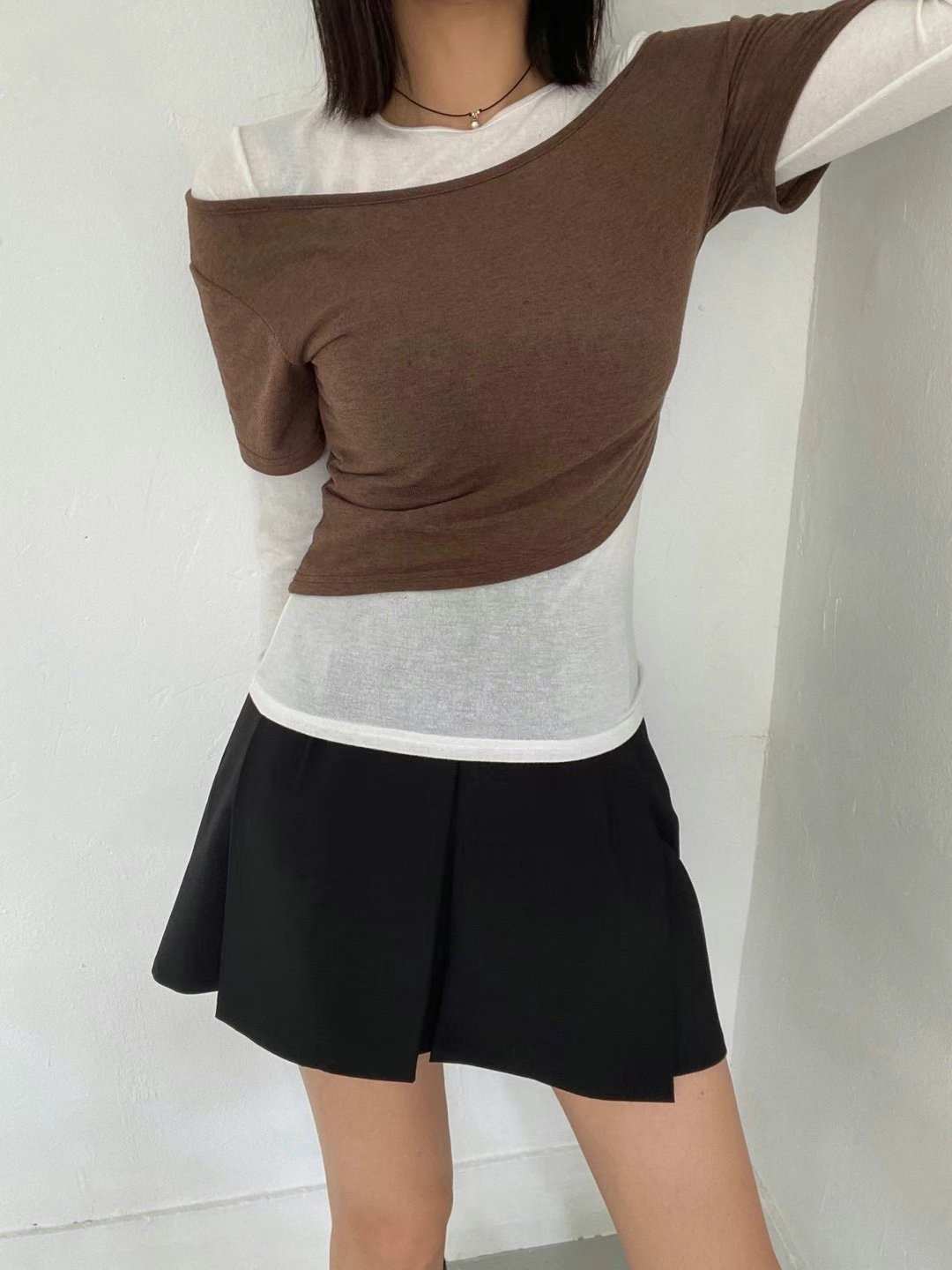 AWESOME-TB1韓國代購女士新品25春夏休閑推薦時尚職業套裝AWESOME-TB1套裝