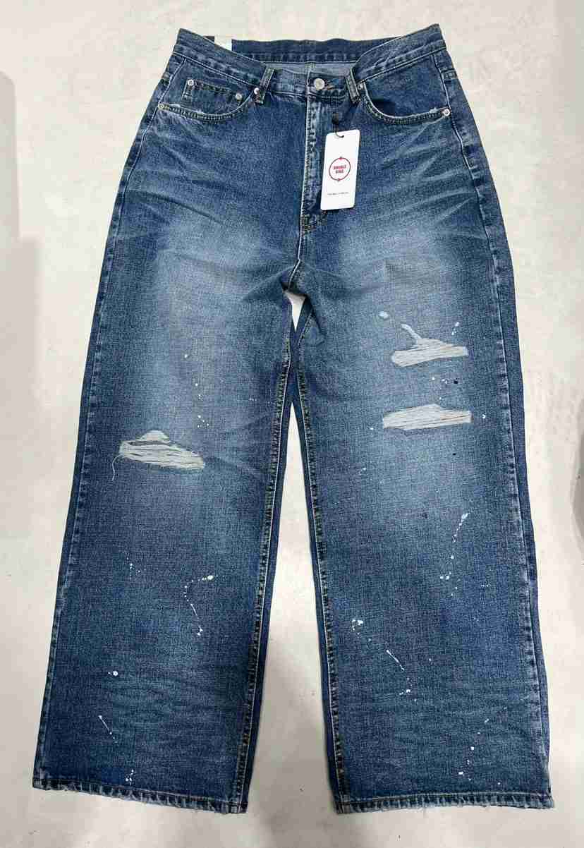 avec design東大門代購女士新品熱賣休閑時尚25春夏牛仔褲avec design牛仔褲