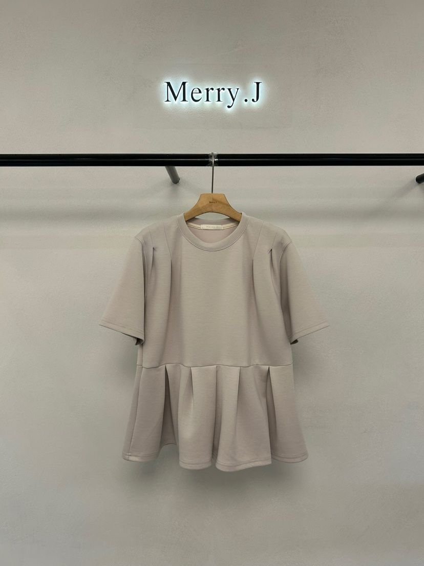 MERRY-J韓國㊣直郵東大門代購女裝新款時尚人氣休閑熱賣T恤MERRY-JT恤