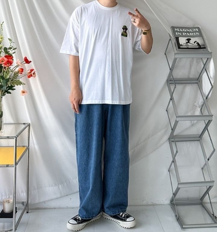 KHOON韓國㊣直郵東大門代購女裝新款人氣推薦職業熱賣休閑T恤KHOON-男裝T恤